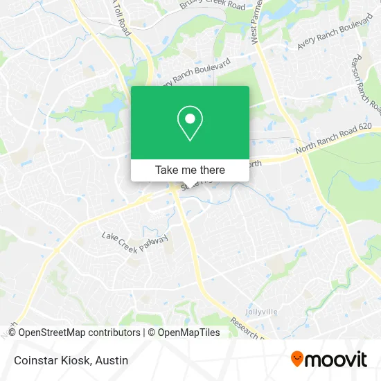 Coinstar Kiosk map