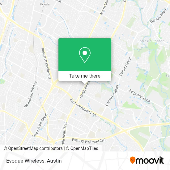 Evoque Wireless map