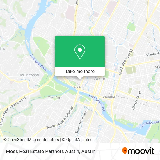 Moss Real Estate Partners Austin map