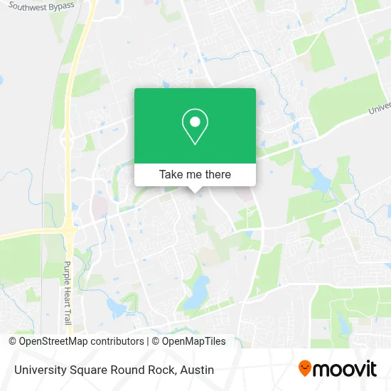 University Square Round Rock map