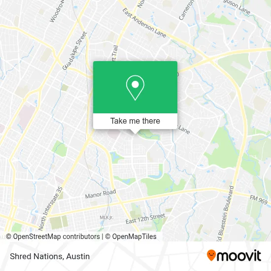 Shred Nations map