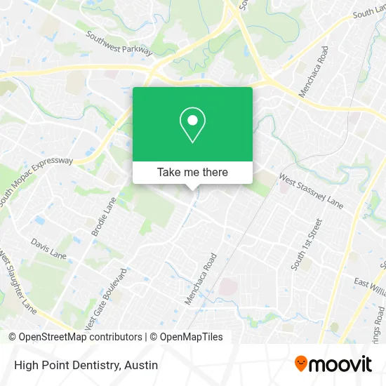 High Point Dentistry map