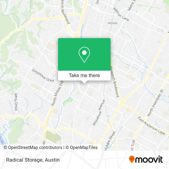 Radical Storage map