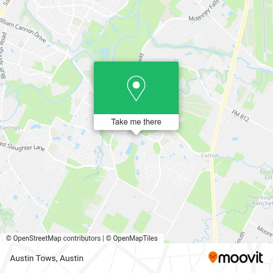 Austin Tows map