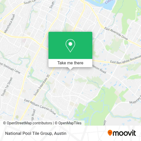 National Pool Tile Group map