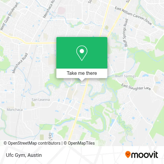 Ufc Gym map