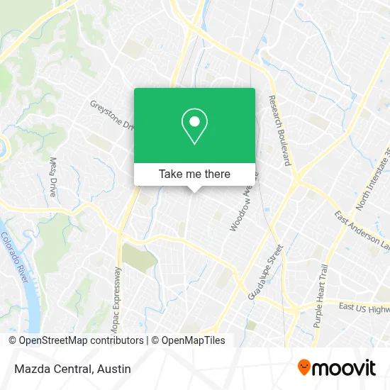 Mazda Central map