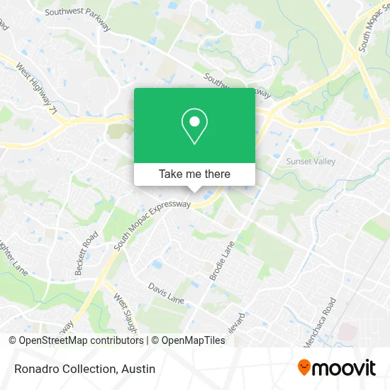 Ronadro Collection map