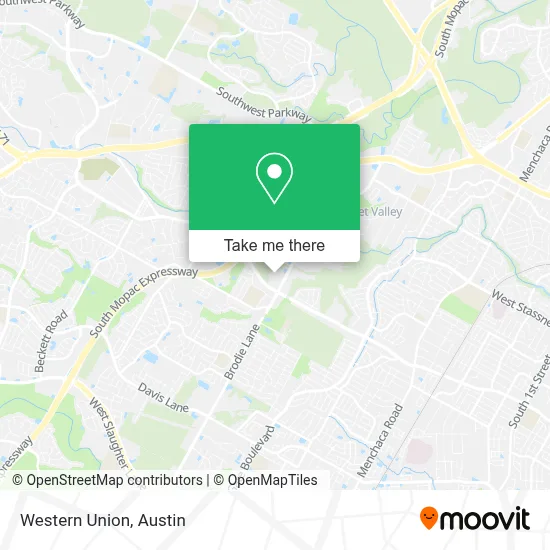 Western Union map