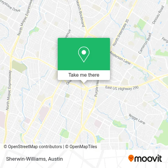 Sherwin-Williams map