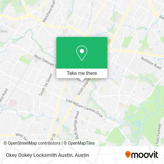 Okey Dokey Locksmith Austin map