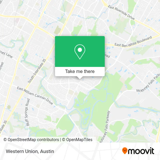 Western Union map