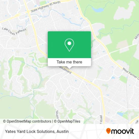 Yates Yard Lock Solutions map