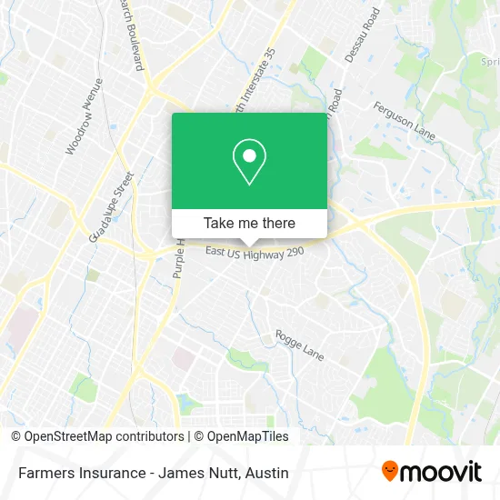 Farmers Insurance - James Nutt map