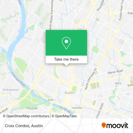 Croix Condos map