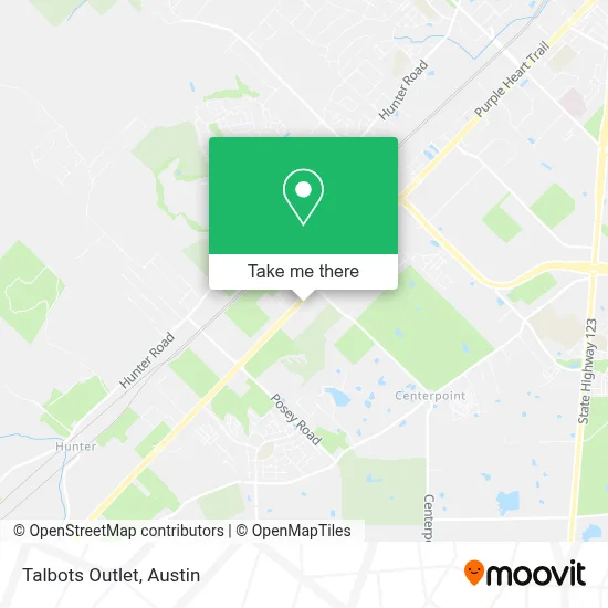 Talbots Outlet map