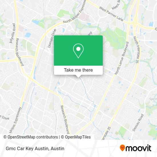 Gmc Car Key Austin map