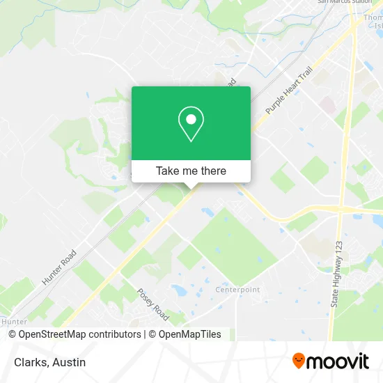 Clarks map