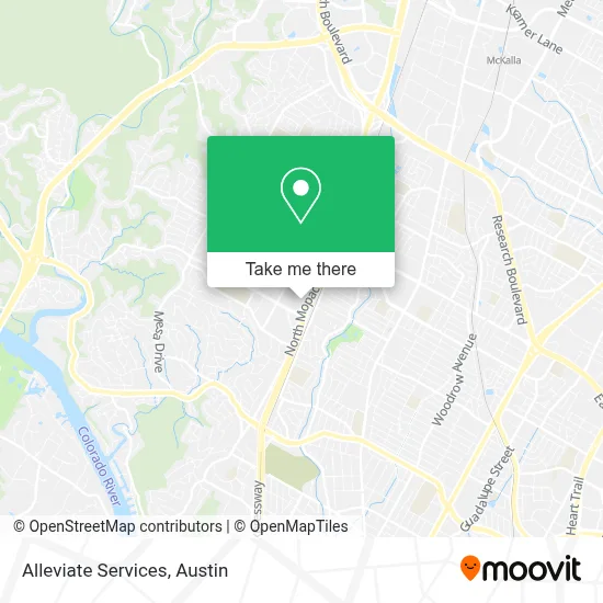 Alleviate Services map