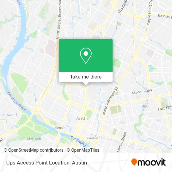 Ups Access Point Location map