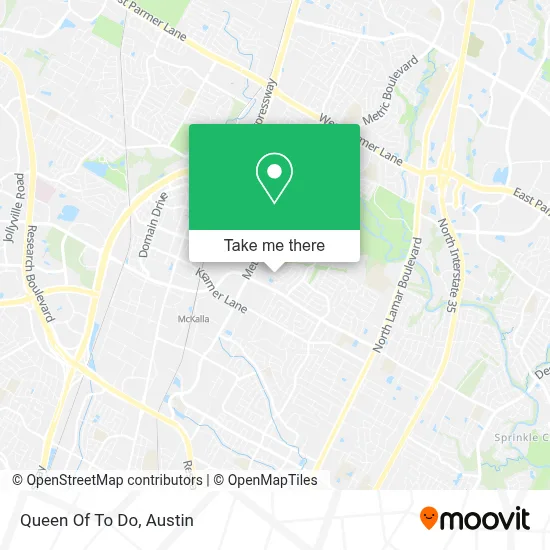 Queen Of To Do map
