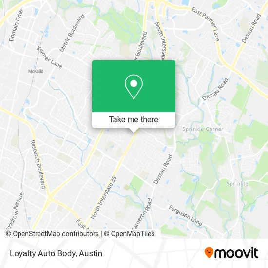 Loyalty Auto Body map