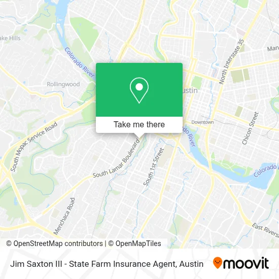 Jim Saxton III - State Farm Insurance Agent map