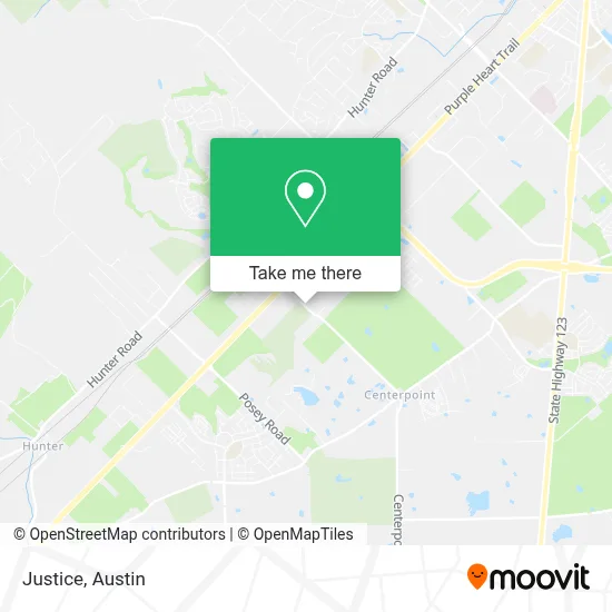 Justice map
