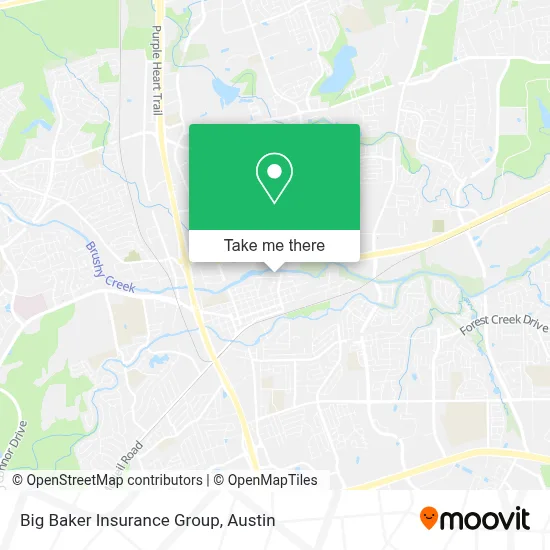 Big  Baker Insurance Group map