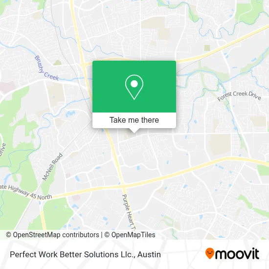 Perfect Work Better Solutions Llc. map