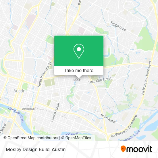 Mosley Design Build map