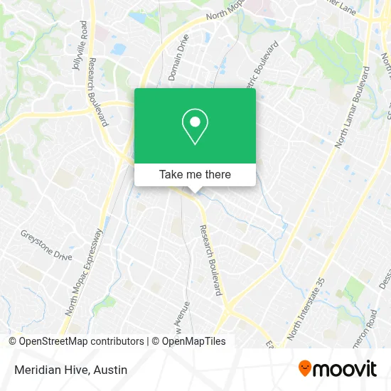 Meridian Hive map