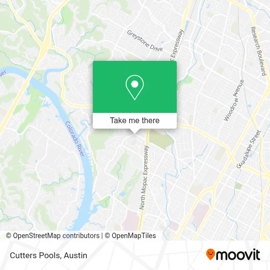 Cutters Pools map