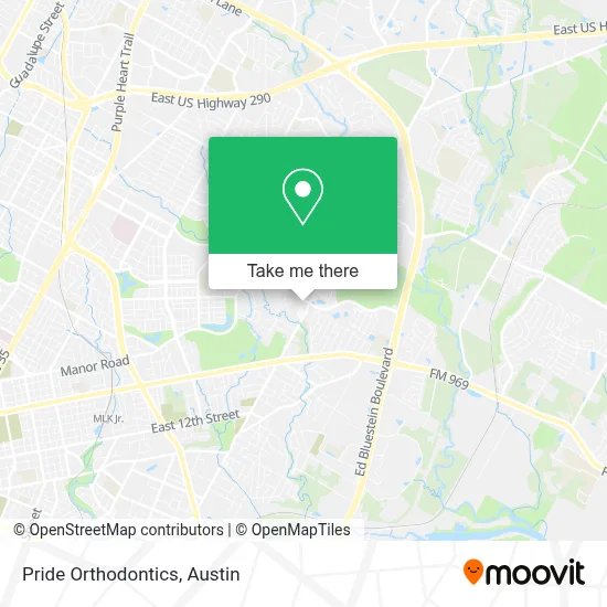 Pride Orthodontics map