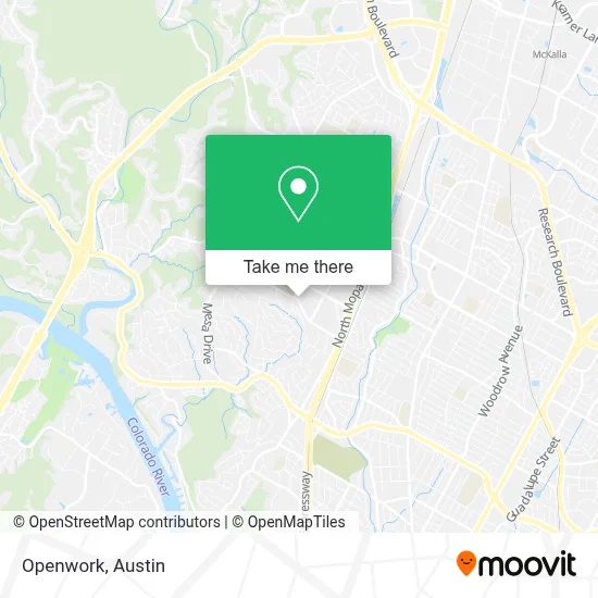 Openwork map