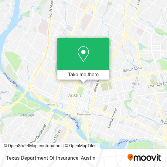 Texas Department Of Insurance map