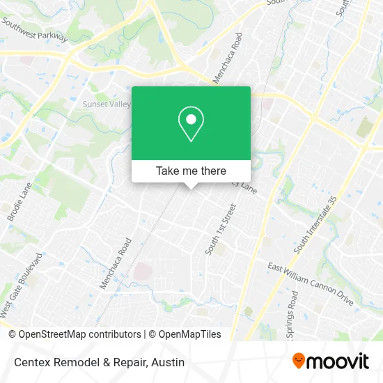 Centex Remodel & Repair map