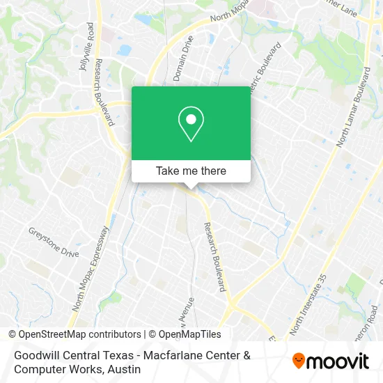 Goodwill Central Texas - Macfarlane Center & Computer Works map