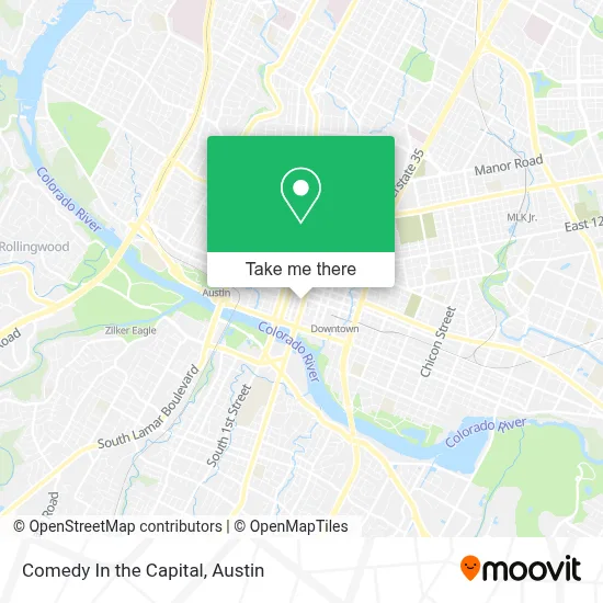 Comedy In the Capital map