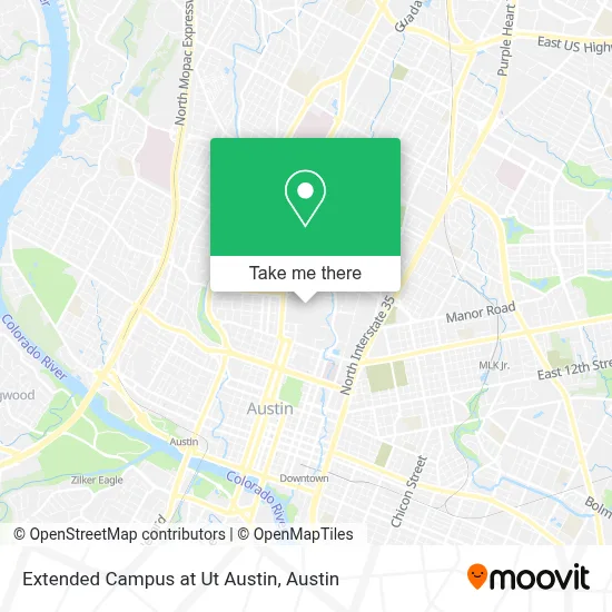 Extended Campus at Ut Austin map