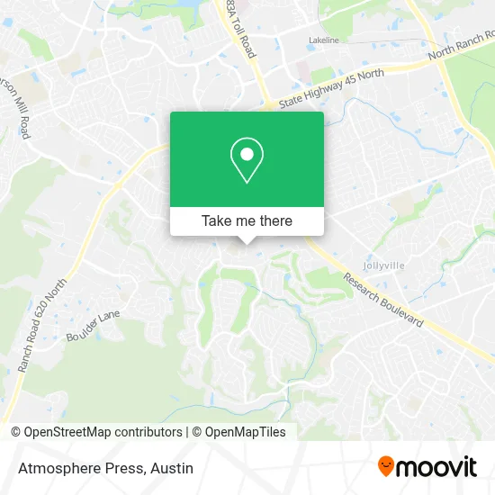 Atmosphere Press map