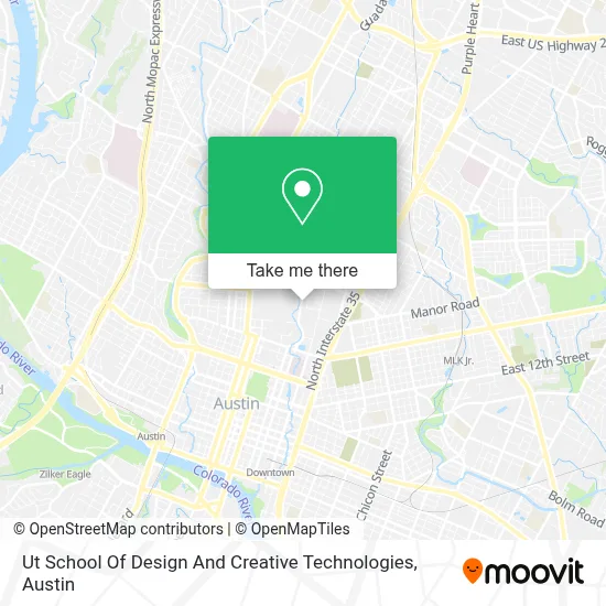 Ut School Of Design And Creative Technologies map
