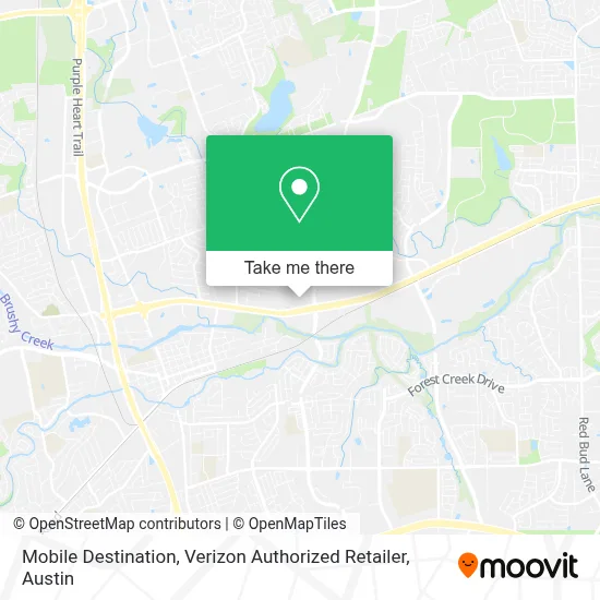 Mobile Destination, Verizon Authorized Retailer map