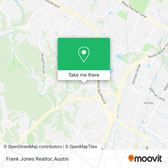 Frank Jones Realtor map