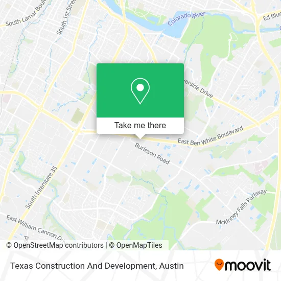 Texas Construction And Development map