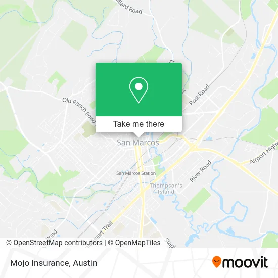 Mojo Insurance map