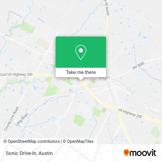 Sonic Drive-In map