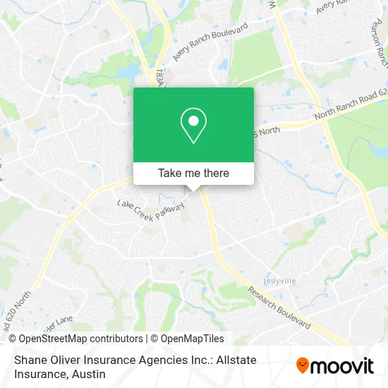 Shane Oliver Insurance Agencies Inc.: Allstate Insurance map