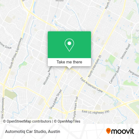 Automotiq Car Studio map