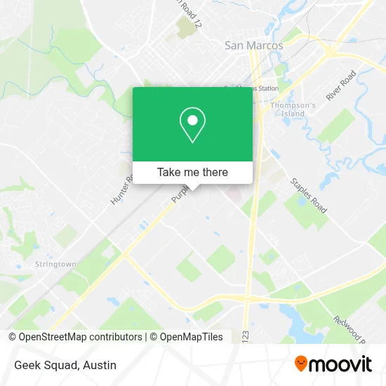 Geek Squad map